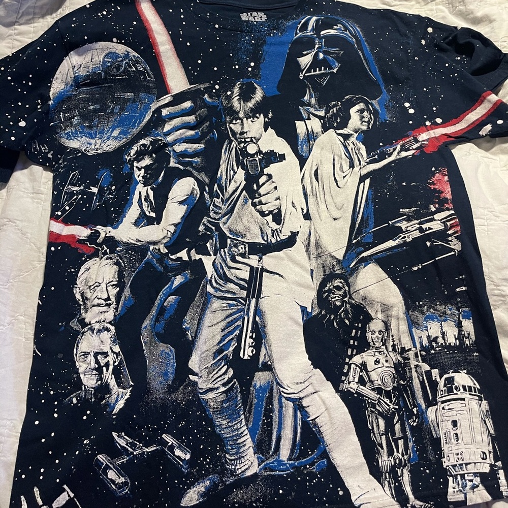 Star Wars Mens T-Shirt Graphic Tee